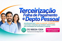 Terceirização de FOLHA DE PAGAMENTO para empresas 