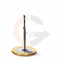 Fresa Down Cut 1 corte 2mm x 12mm, topo reto, corte invertido codigog