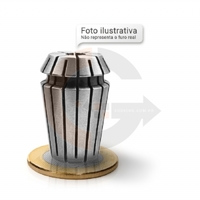 Pinça ER20 com furo de 1/2, para spindle e eixos porta pinça codigog Pinça ER20 com furo de 1/2, para spindle e eixos porta pinça codigog