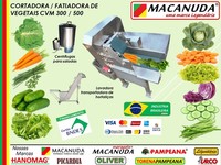 Hortaliças cortadas máquinas industriais MACANUDA Hortaliças cortadas máquinas industriais MACANUDA