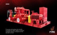 MOTOBOMBA DE INCENDIO EM SKID - NBR, NFPA-20, UL/FM