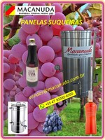 PANELA SUQUEIRA A VAPOR CAPACIDADE 30 KG DE UVA - MARCA MACANUDA