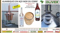ALAMBIQUE COMPLETO EM AÇO INOX MARCA OLIVER FABRICAÇÃO TORENA ALAMBIQUE COMPLETO EM AÇO INOX MARCA OLIVER FABRICAÇÃO TORENA