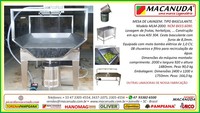 MESA BASCULANTE PARA LAVAR FRUTAS E VERDURAS - MACANUDA MESA BASCULANTE PARA LAVAR FRUTAS E VERDURAS - MACANUDA