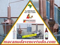 MACANUDA, A MARCA DO ALAMBIQUE! VENDAS EM CASA BRANCA SP