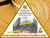 MARCA MACANUDA |TACHO AÇO INOX PARA MELADO VENDAS EM SANTA CATARINA