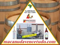 MACANUDA A MARCA, INDÚSTRIA DE ALAMBIQUES DE AÇO INOX OU COBRE