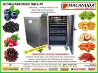 MÁQUINA INDUSTRIAL DESIDRATADORA DE FRUTAS - MACANUDA