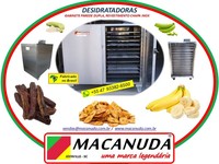 BANANA DESIDRATADA, MÁQUINAS INDUSTRIAIS EM AÇO INOX MACANUDA BANANA DESIDRATADA, MÁQUINAS INDUSTRIAIS EM AÇO INOX MACANUDA