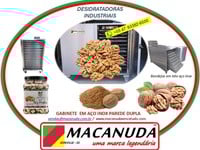 NOZ MOSCADA DESIDRATADA, EQUIPAMENTOS INDUSTRIAIS MACANUDA