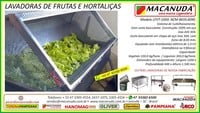 MACANUDA MÁQUINAS | LAVADORAS DE ALFACES VENDAS EM VACARIA RS