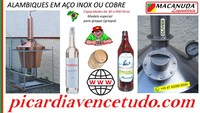 FABRICAR CACHAÇA EM SANTA CATARINA, ALAMBIQUES MACANUDA