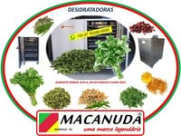 COENTRO DESIDRATADO, MÁQUINAS INDUSTRIAIS MACANUDA