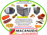 DESIDRATADORA DE ALIMENTOS INDUSTRIAL VENDAS EM CAMPINAS SP