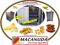 MAQUINÁRIO PARA SECAR BANANA INDUSTRIAL - MACANUDA