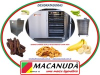 DESIDRATADORA DE ALIMENTOS NO BRASIL, EQUIPAMENTOS MACANUDA