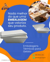Caixas Conicas para Gelato 1,3 e 0,7ml Embalagens Termicas